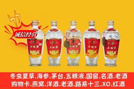 桃江县回收老五粮液